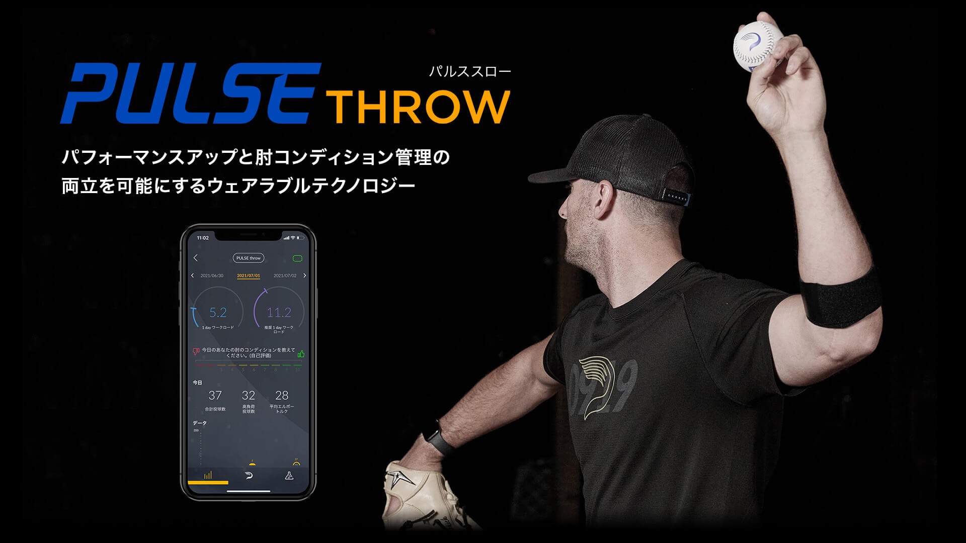 Pulse throw(パルススロー) : 野球肘の悩みを解決NPB全12球団中6球団